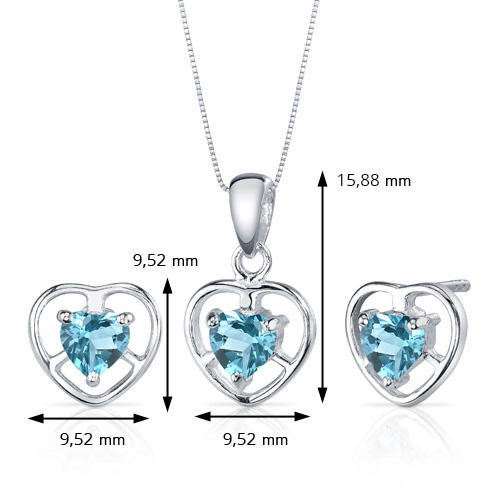 Strieborná topásová kolekcia 1821