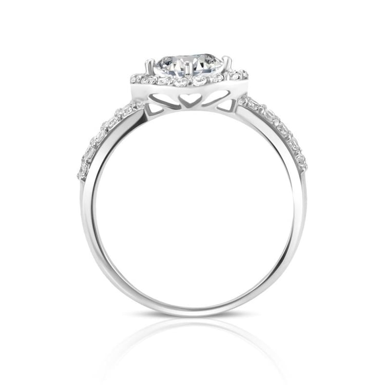 Diamantový prsteň Elvie 7577