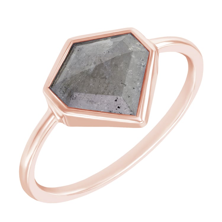 Prsteň so salt and pepper diamantem Sierra 97462