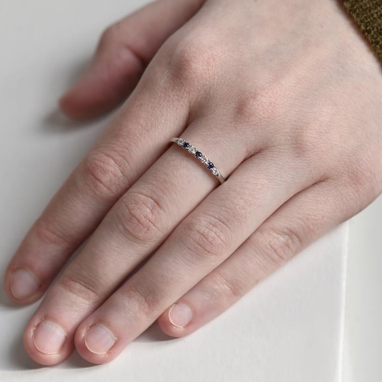 Platinový eternity prsteň 29331