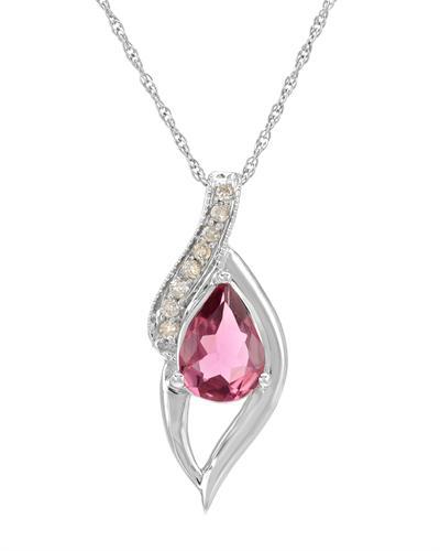 Diamantový náhrdelník s turmalínom