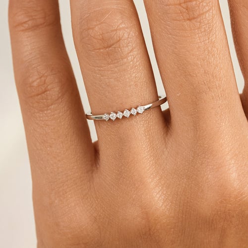 Minimalistický prsteň zo zlata s lab-grown diamantmi Casper