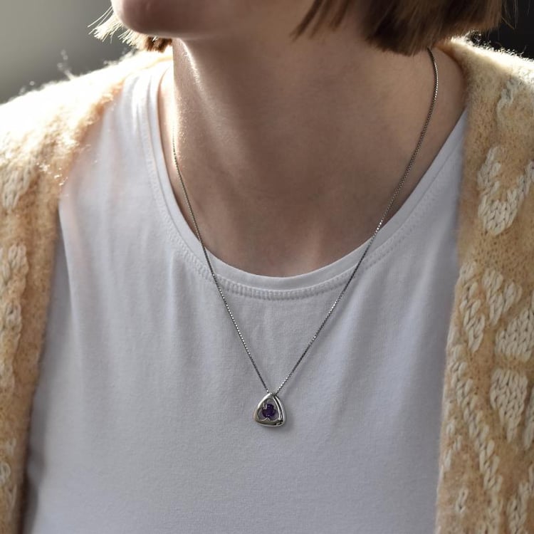 Ametystový prívesok 28965