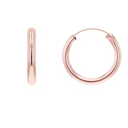 Kruhové náušnice zo zlata Caprice