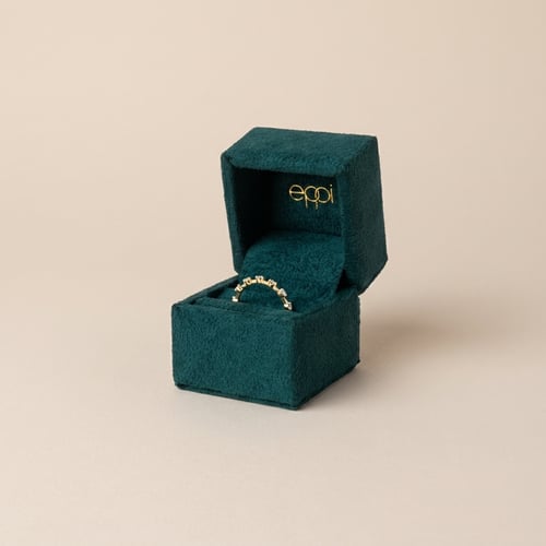 Rozvodový eternity prsteň s lab-grown diamantmi Sui