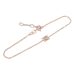 Náramok s písmenkom a lab-grown diamantmi Ainslee