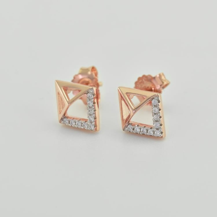 Pozlátené náušnice 35359