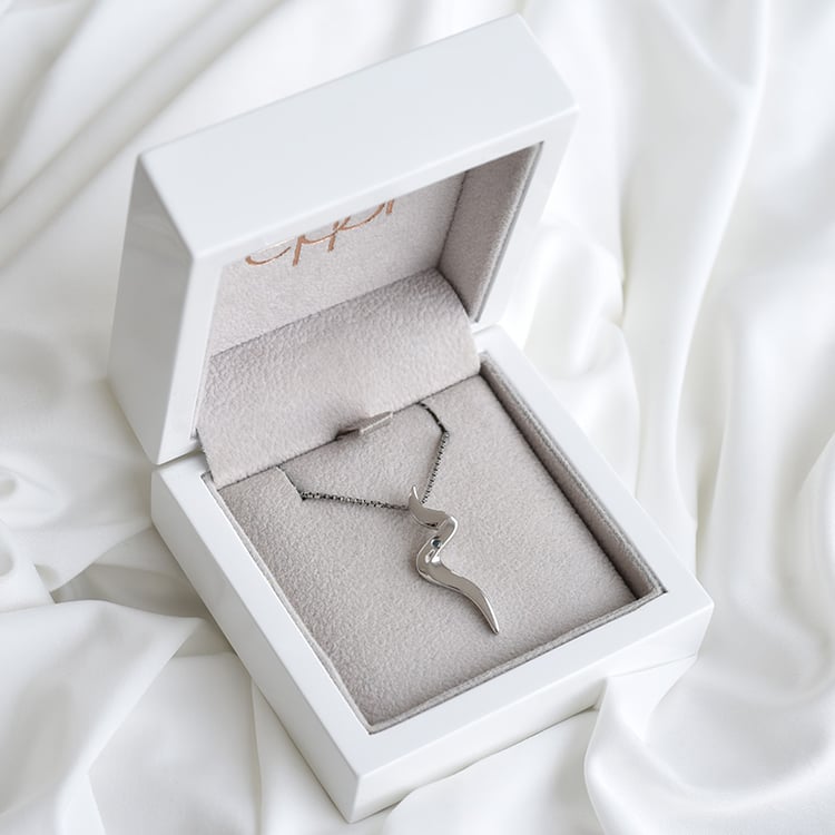 Diamantový prívesok zo striebra 86224