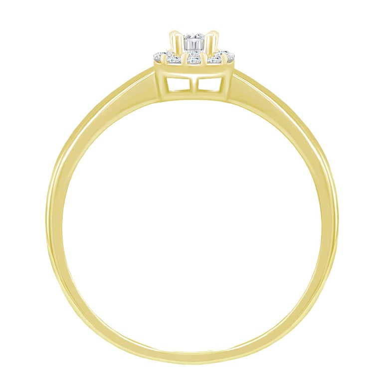 Zásnubný prsteň plný lab-grown diamantov Laurel 155871