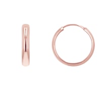 Zlaté kruhové náušnice Devine