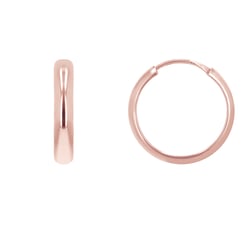 Zlaté kruhové náušnice Devine