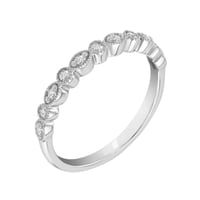 Vintage eternity prsteň s lab-grown diamantmi Chikita