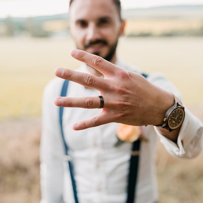 Pánsky svadobný prsteň