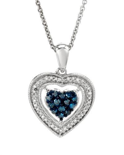 Diamantový náhrdelník srdce