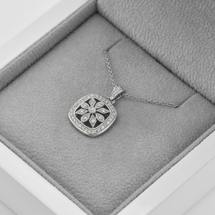 Diamantové náušnice zo zlata 44989