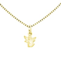 Zlatý prívesok s anjelom Castiel