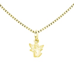 Zlatý prívesok s anjelom Castiel