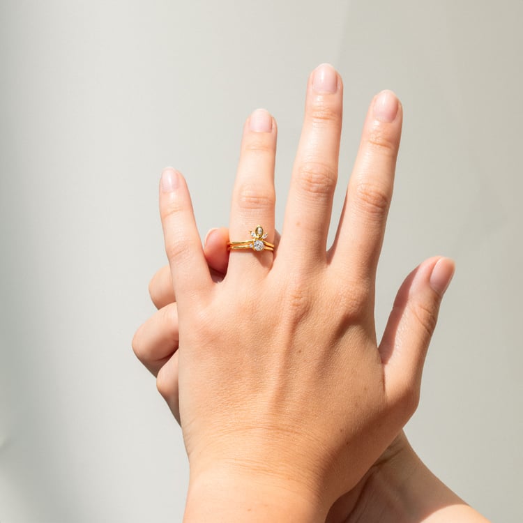 Vykrojený prsteň s marquise lab-grown diamantmi Tyrone 142544