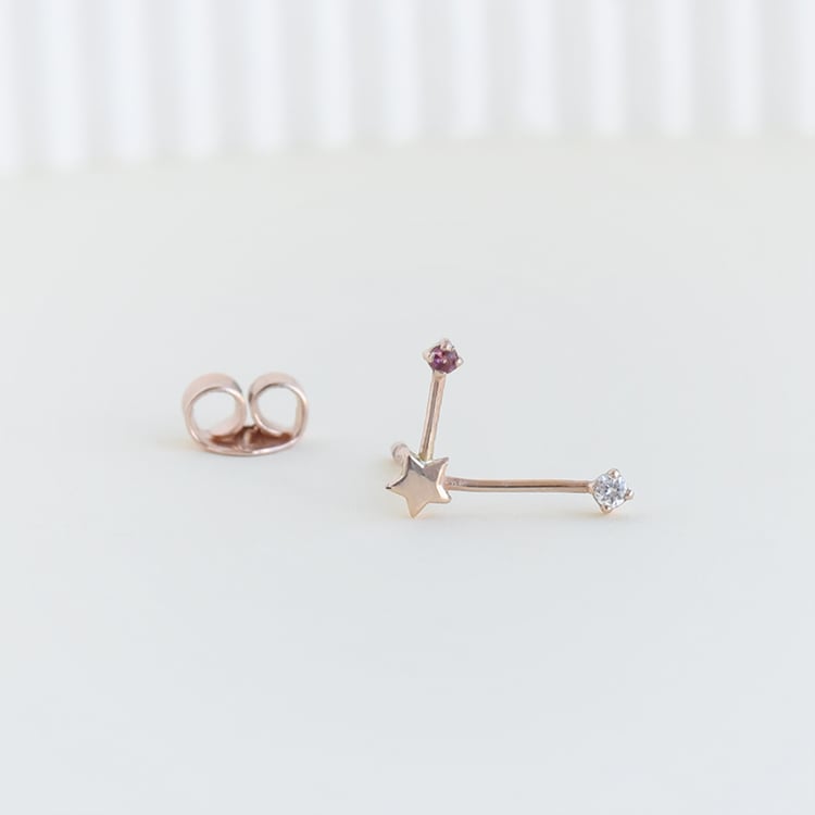 Náušnica so znamením zverokruhu Libra 95300