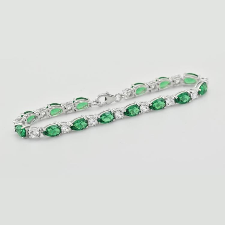 Náramek so smaragdmi 26133