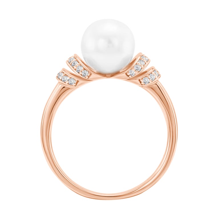 Perlový zásnubný prsteň 31180