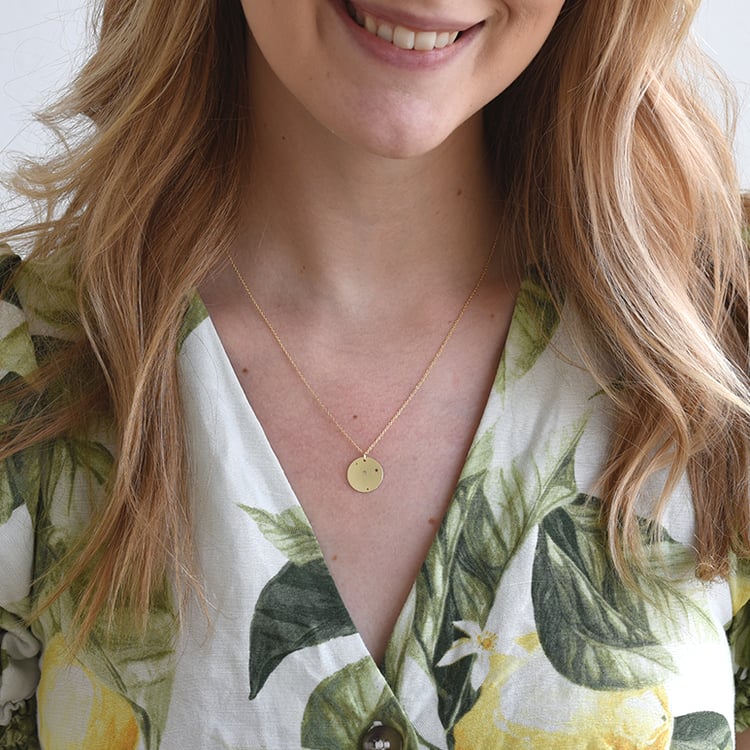 Súhvezdie v prívesku na zlatej retiazke 64582