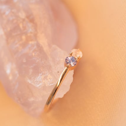 Duo prsteň s drahokamami podľa vášho výberu Penn