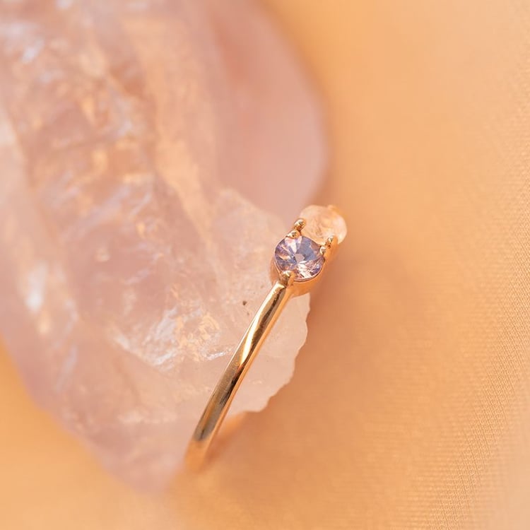 Duo prsteň s drahokamami podľa vášho výberu Penn 99930