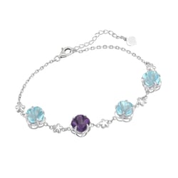 Zlatý náramok s topásmi a ametystom Sophien