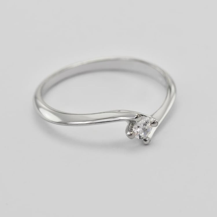 Zlatý zásnubný prsteň 25542