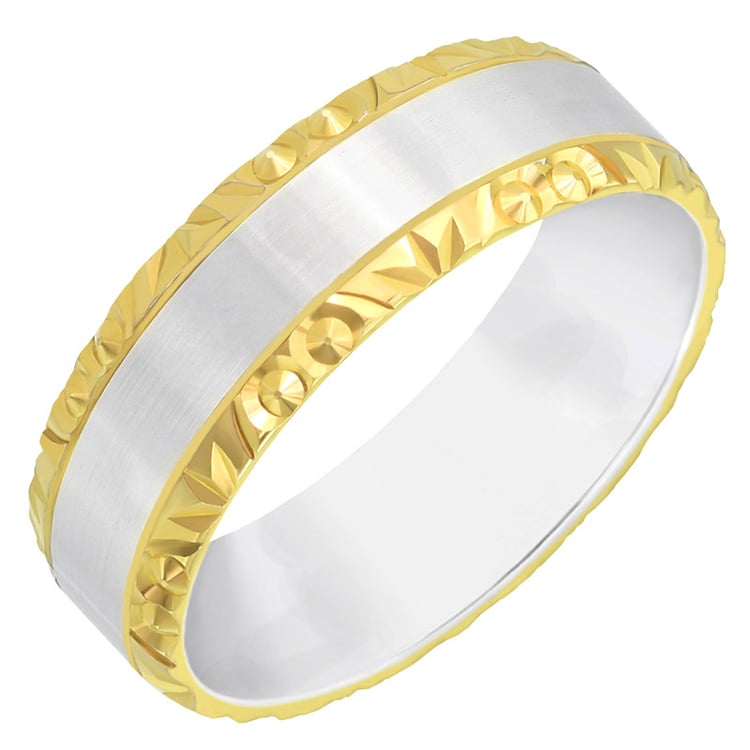 Pánsky vintage snubný prsteň 60832