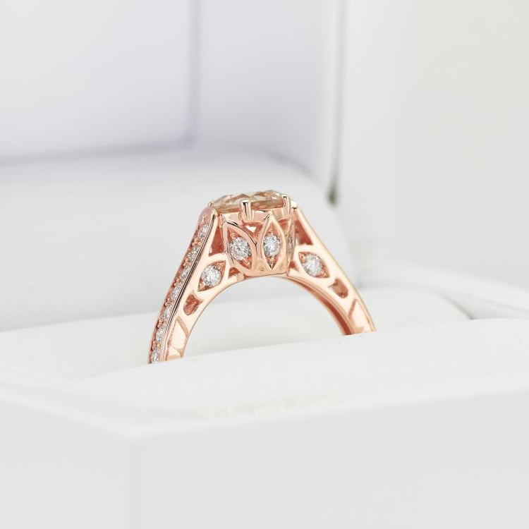 Morganitový prsteň 12214