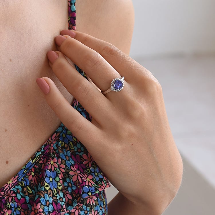 Prsteň s tanzanitom 67761