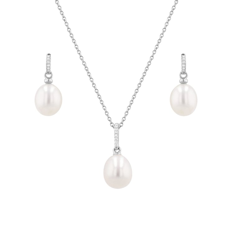 Zlatá perlová kolekcia s diamantmi Elzaida