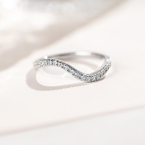 Atypický prsteň s diamantmi Luana