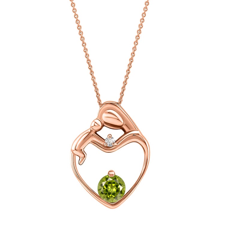 Zlatý prívesok matka a dieťa 24317