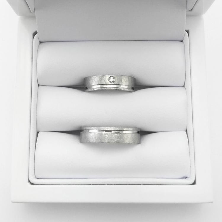 Platinové obrúčky Debby 19988