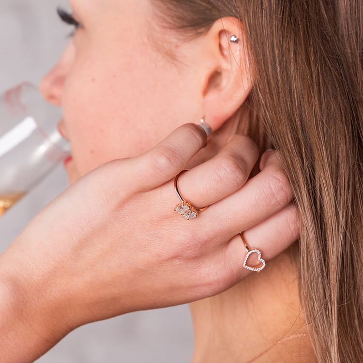 Romantický prsteň s diamantmi Luise 115925