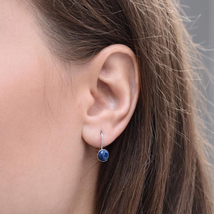 Náušnice s lapis lazuli 36016