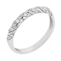 Prepletaný eternity prsteň s lab-grown diamantmi Chace