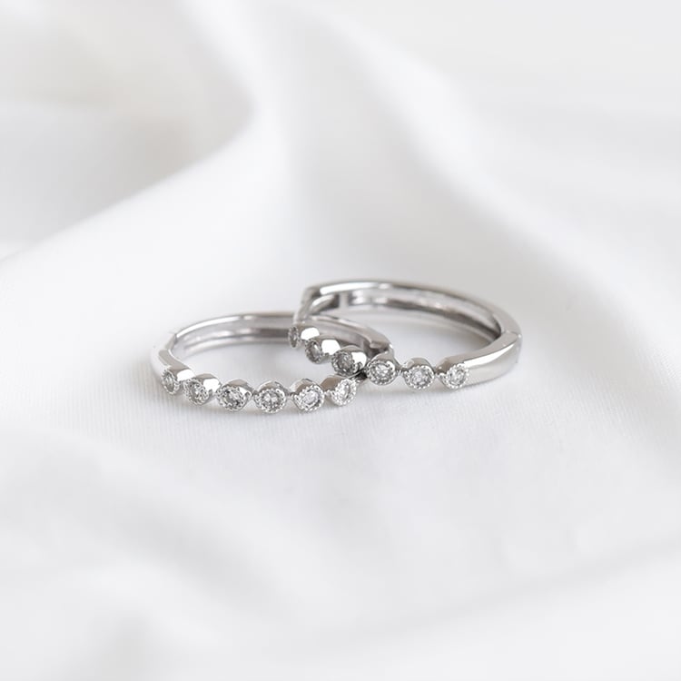 Zlaté náušnice s diamantmi 93766