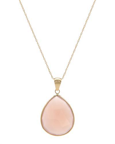 Zlatý náhrdelník s krištáľom