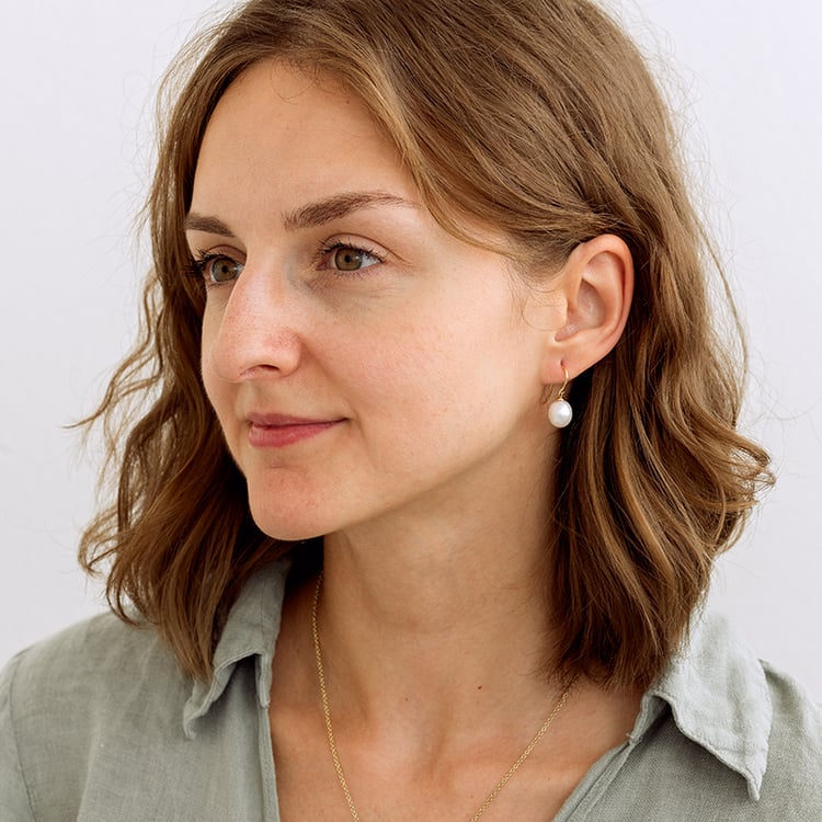 Zlatá perlová kolekcia s 9-9.50mm perlami Dakota 138425