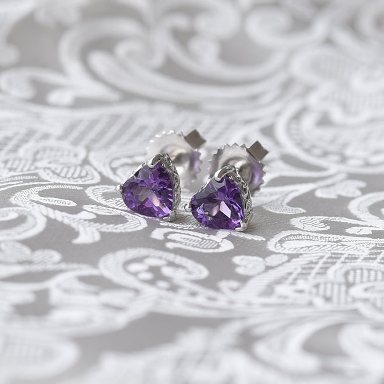 Ametystová srdíčka 64581