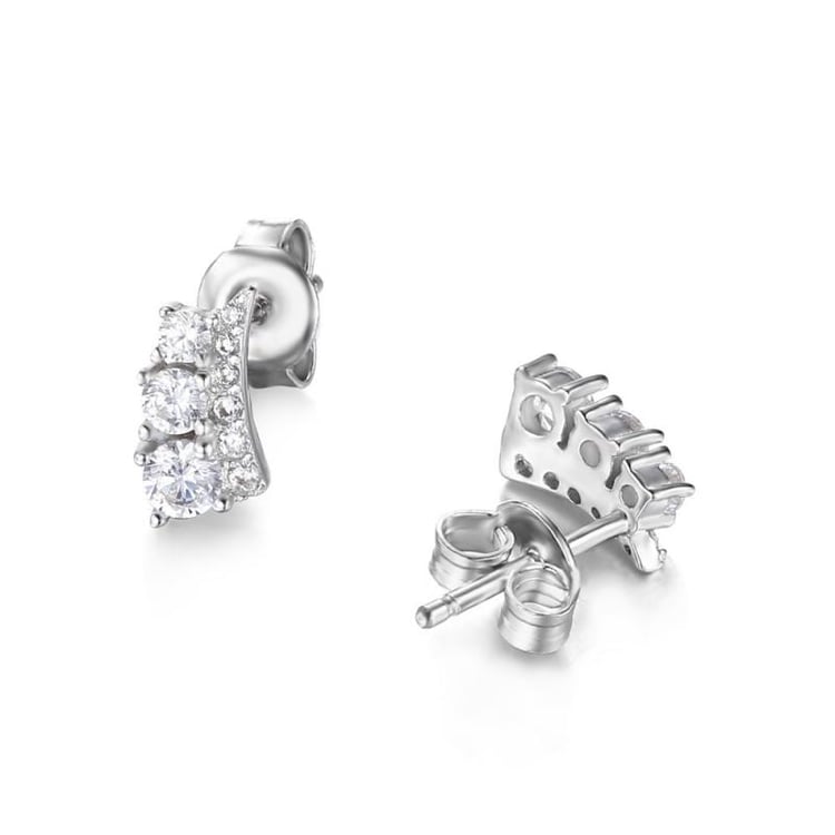 Náušnice so zirkónmi 24388