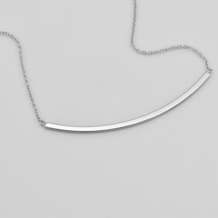 Minimalistický náhrdelník zo striebra 42359