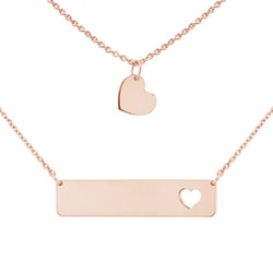 Set náhrdelníkov pre dvoch Aubrey