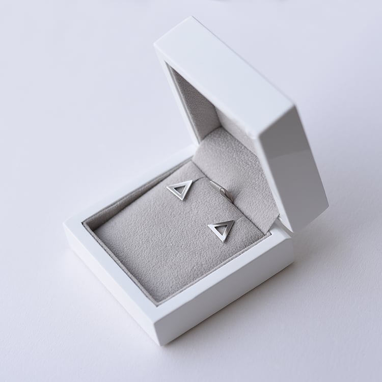 Zlaté maxi trojuholníkové náušnice 59311