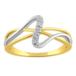 Zlatý prsteň s lab-grown diamantmi Emely