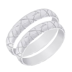 Svadobné obrúčky zo zlata s ryhami Odare